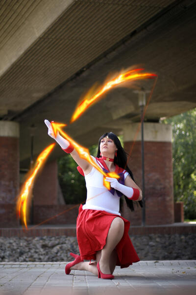 Amy-Sama als Super Sailor Mars
