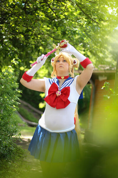 Amy-Sama als Super Sailor Moon